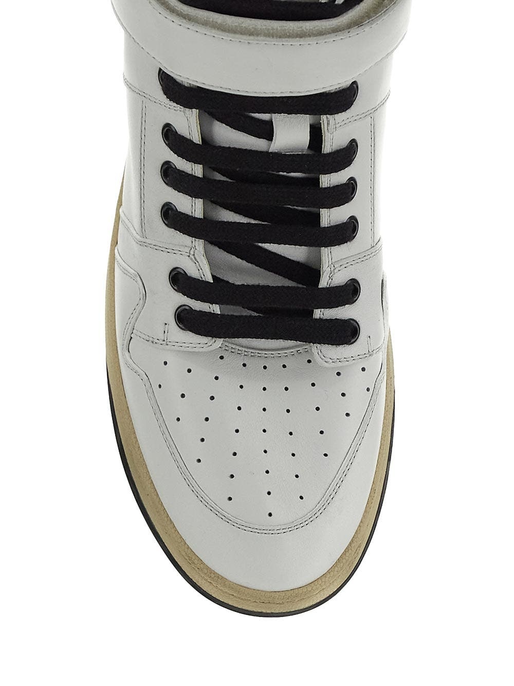 SAINT LAURENT Lax Mid Top Sneaker | oluxury | REVERSIBLE