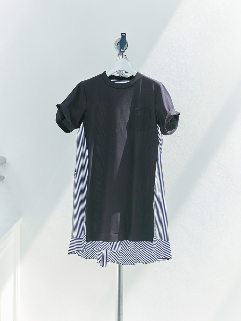 Cotton Poplin x Cotton Jersey Dress 2