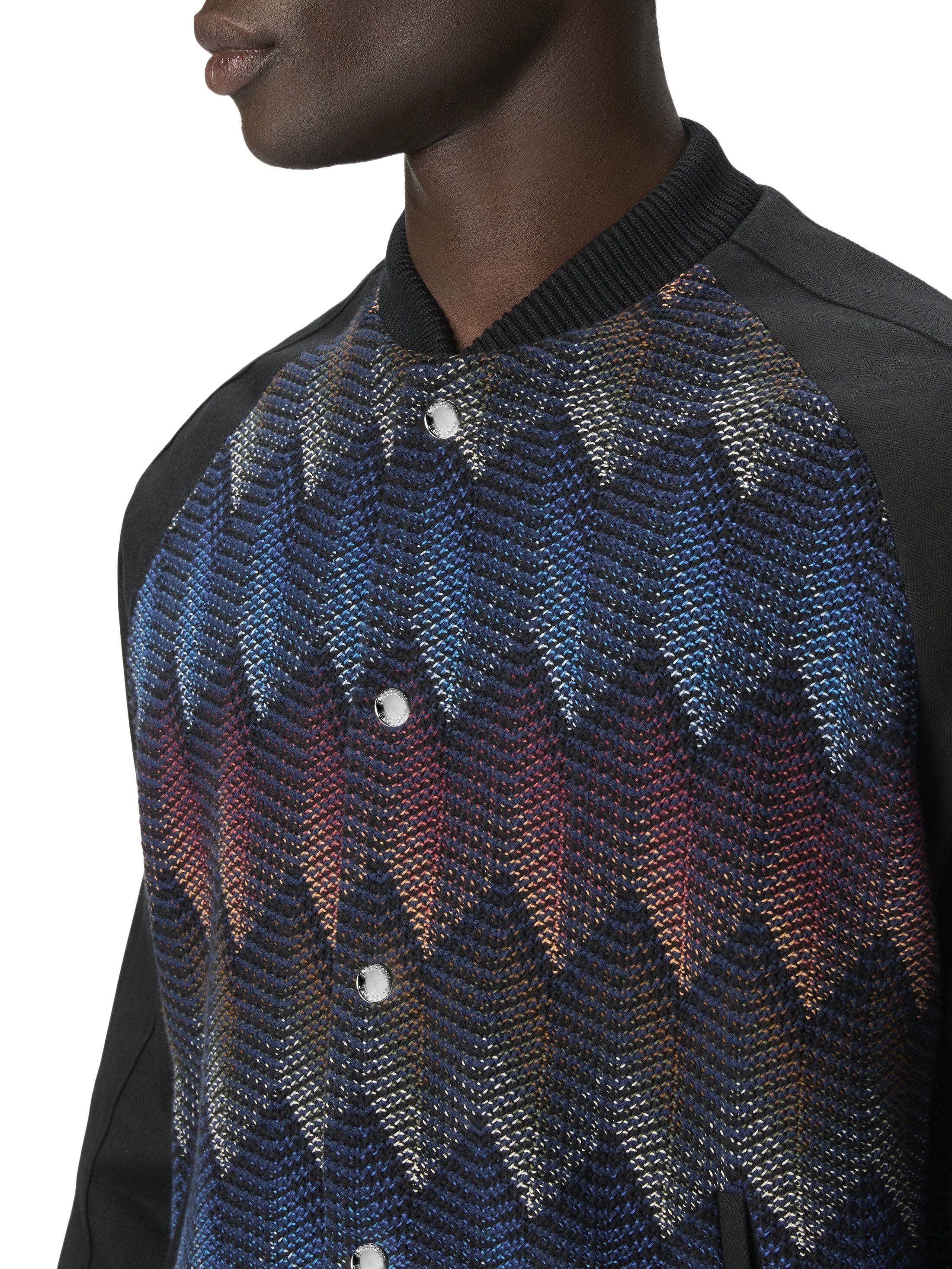 Missoni Cotton-blend Bomber Jacket With Zigzag Knit Insert in Multicoloured at Nordstrom - 4