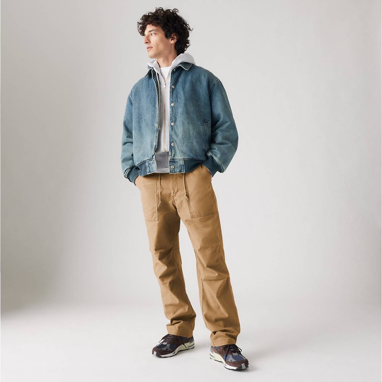 LOOSE STRAIGHT SURPLUS MEN'S PANTS - 3