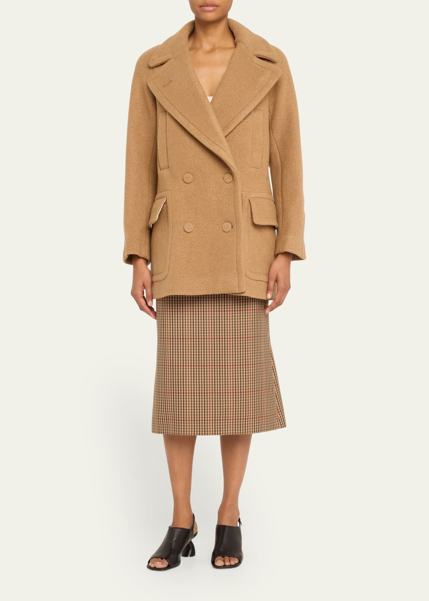 Randia Double-Breasted Wool Coat - 2