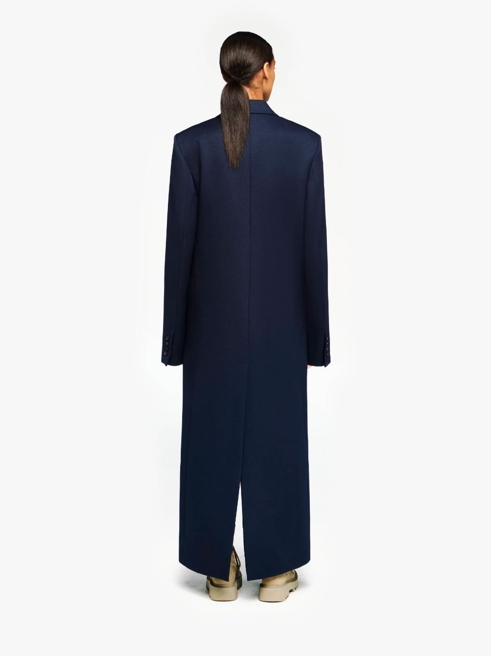 LONG COAT WITH SATIN HANDKERCHIEF - 3