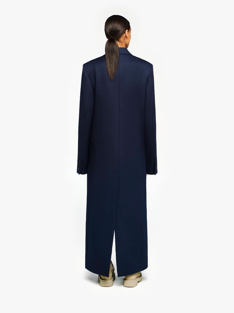 LONG COAT WITH SATIN HANDKERCHIEF 3