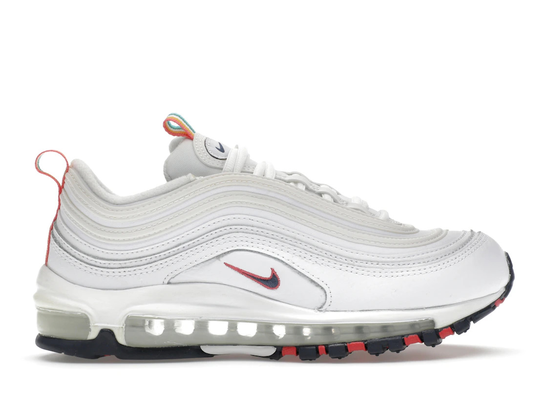 Nike Air Max 97 White Multi Color Pull Tabs (W) - 1