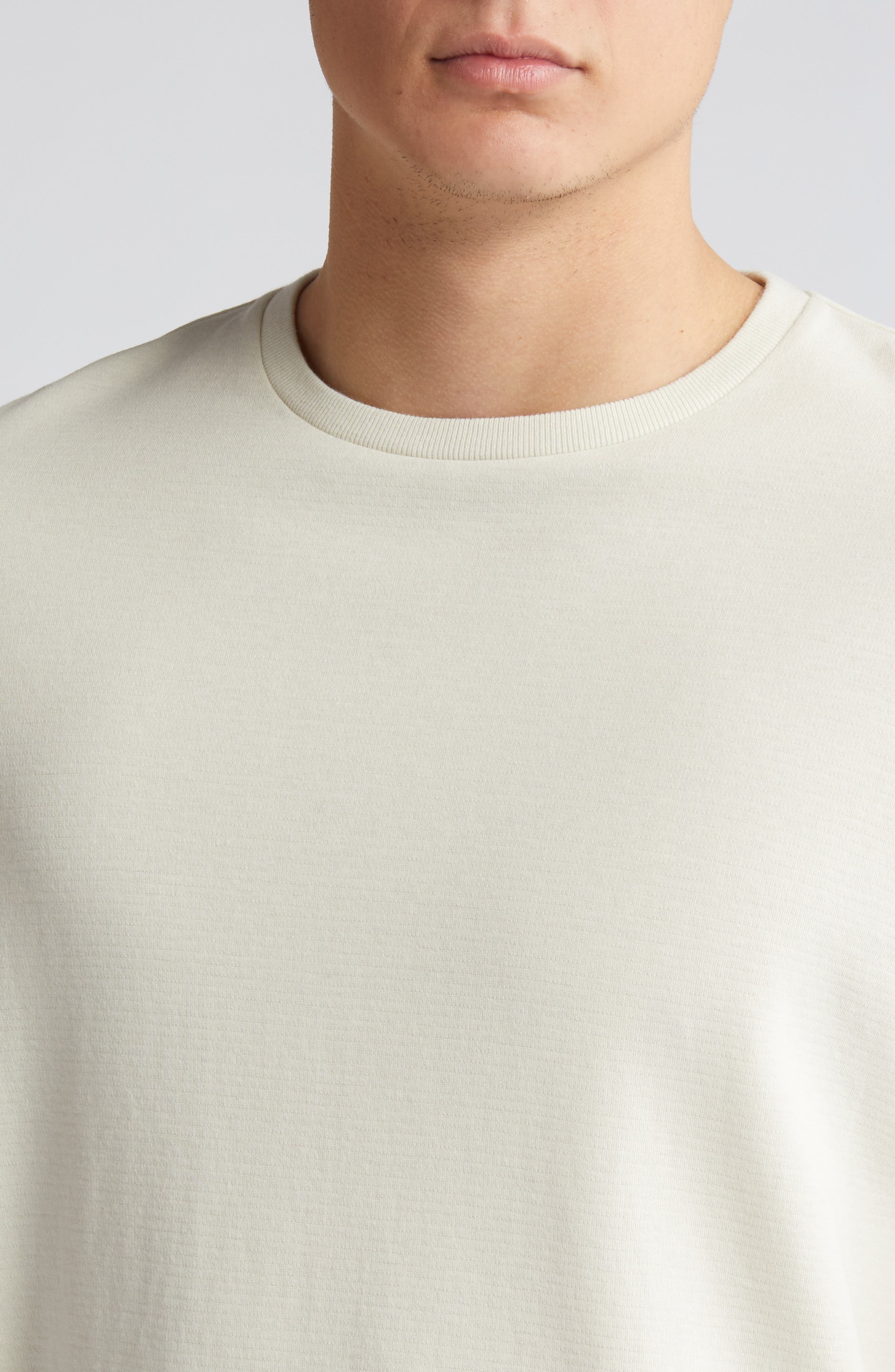 Duo Fold Long Sleeve Cotton T-Shirt - 4