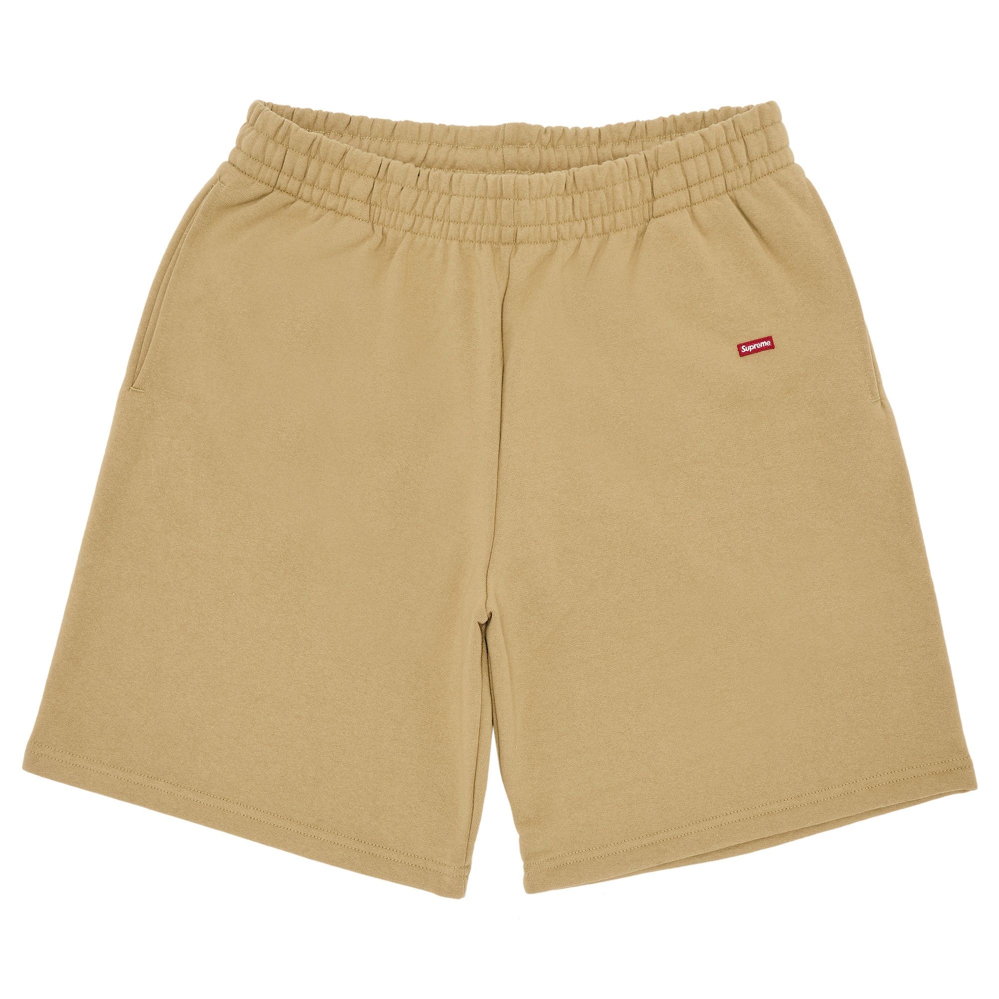 Supreme Small Box Sweatshort 'Dark Tan' - 1