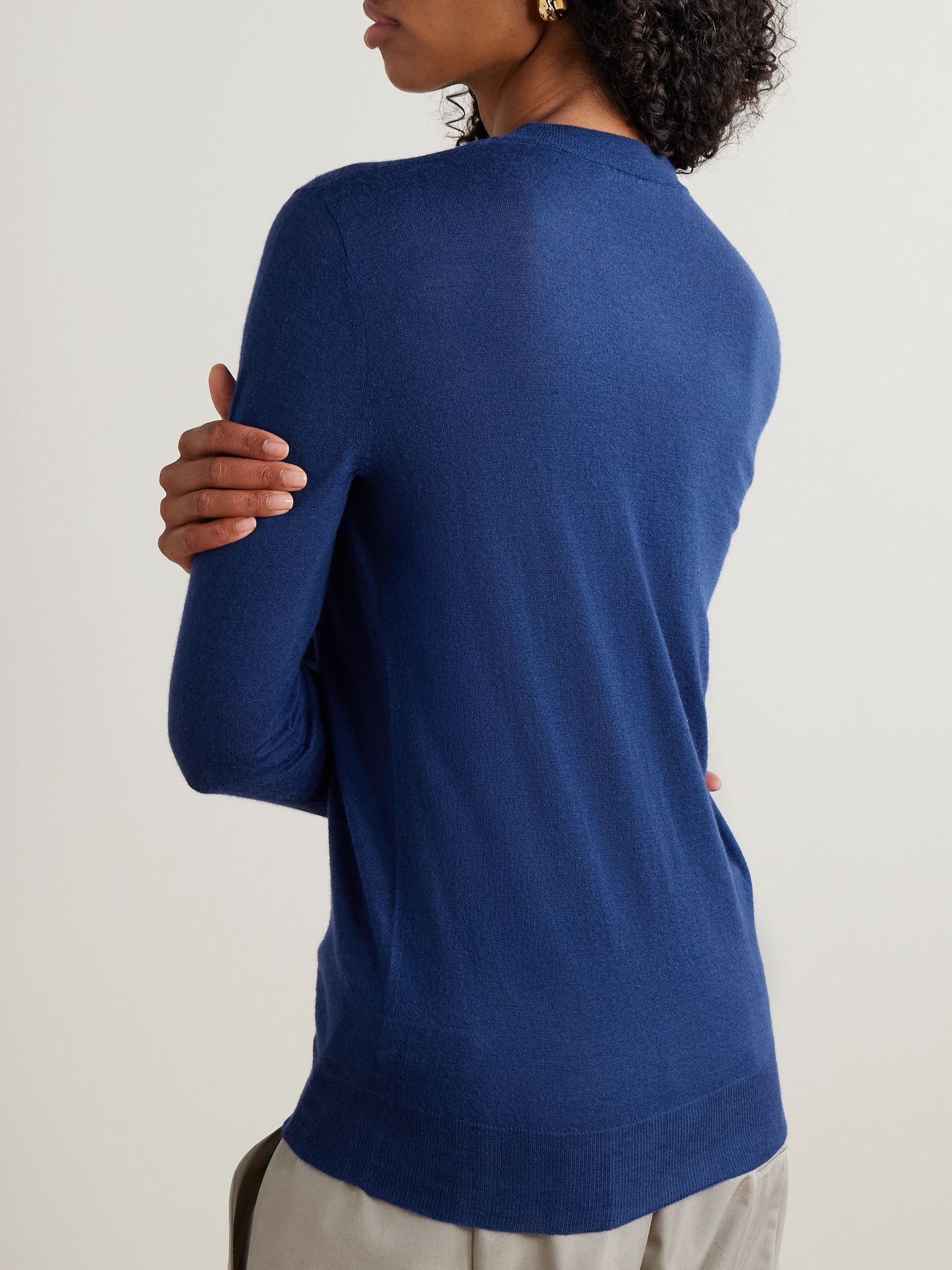Cashair cashmere sweater Cobalt blue - 3