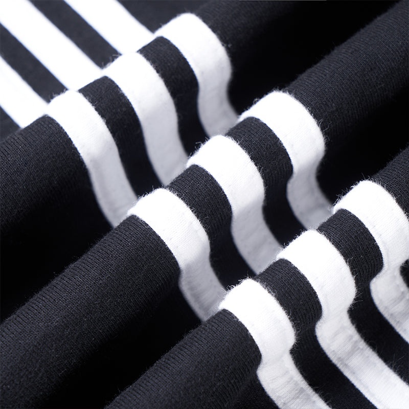 Balenciaga x adidas Fleece Baggy Sweatpants 'Black White Red' 723970TNVN56278 - 4