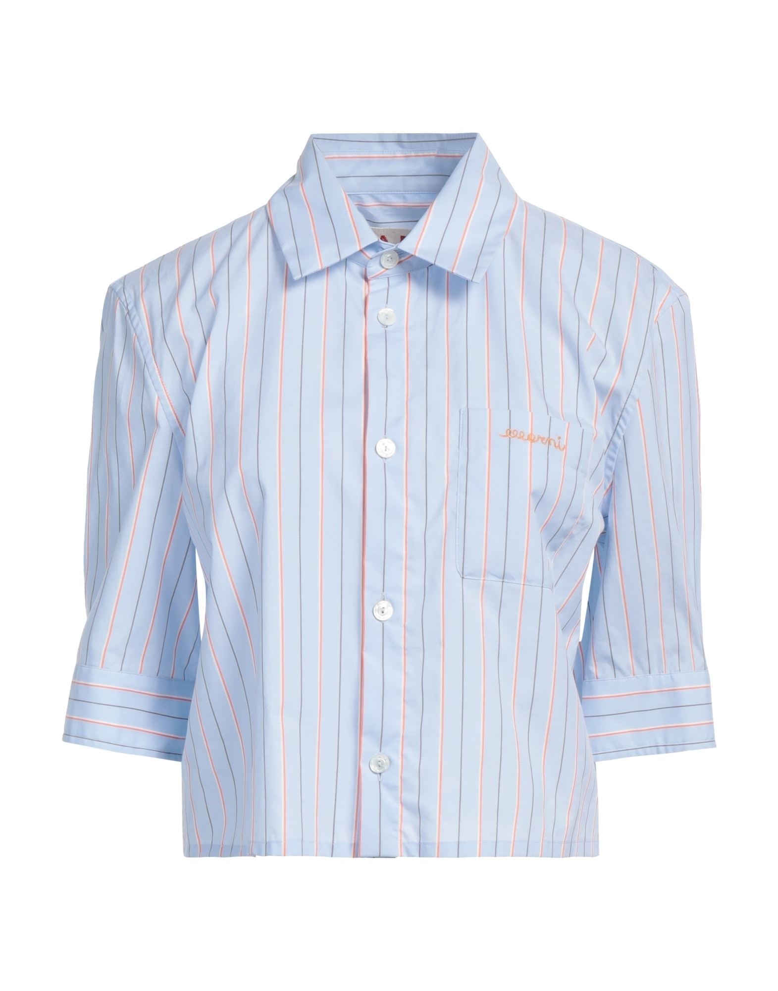 Sky blue Women's Striped Shirt - 1