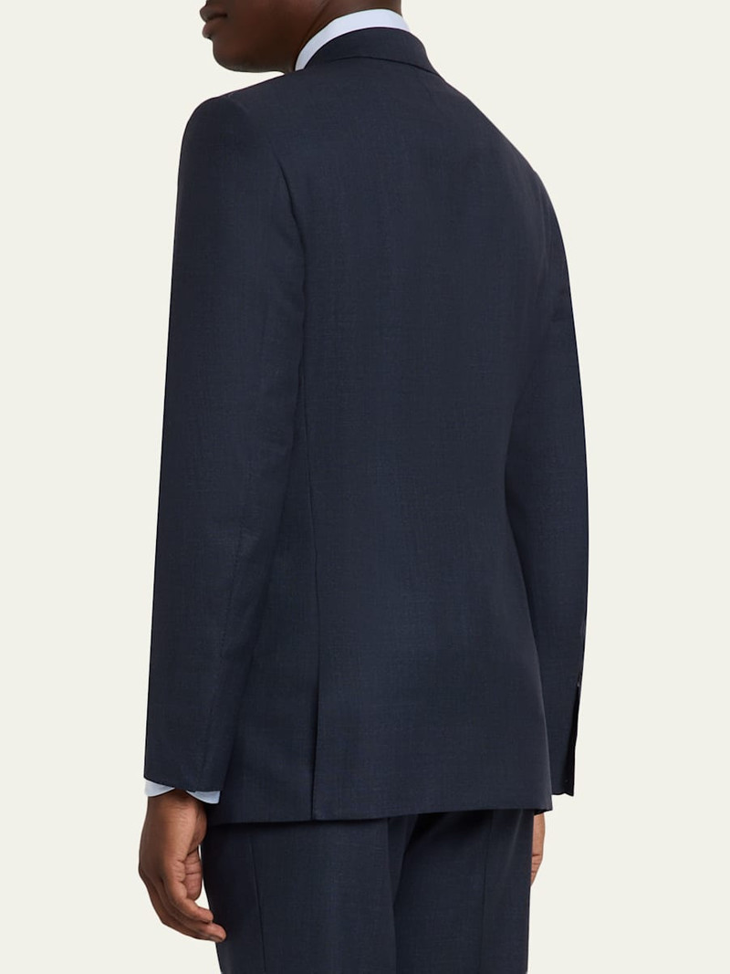 Men's Wool Notch-Lapel Two-Piece Suit 3