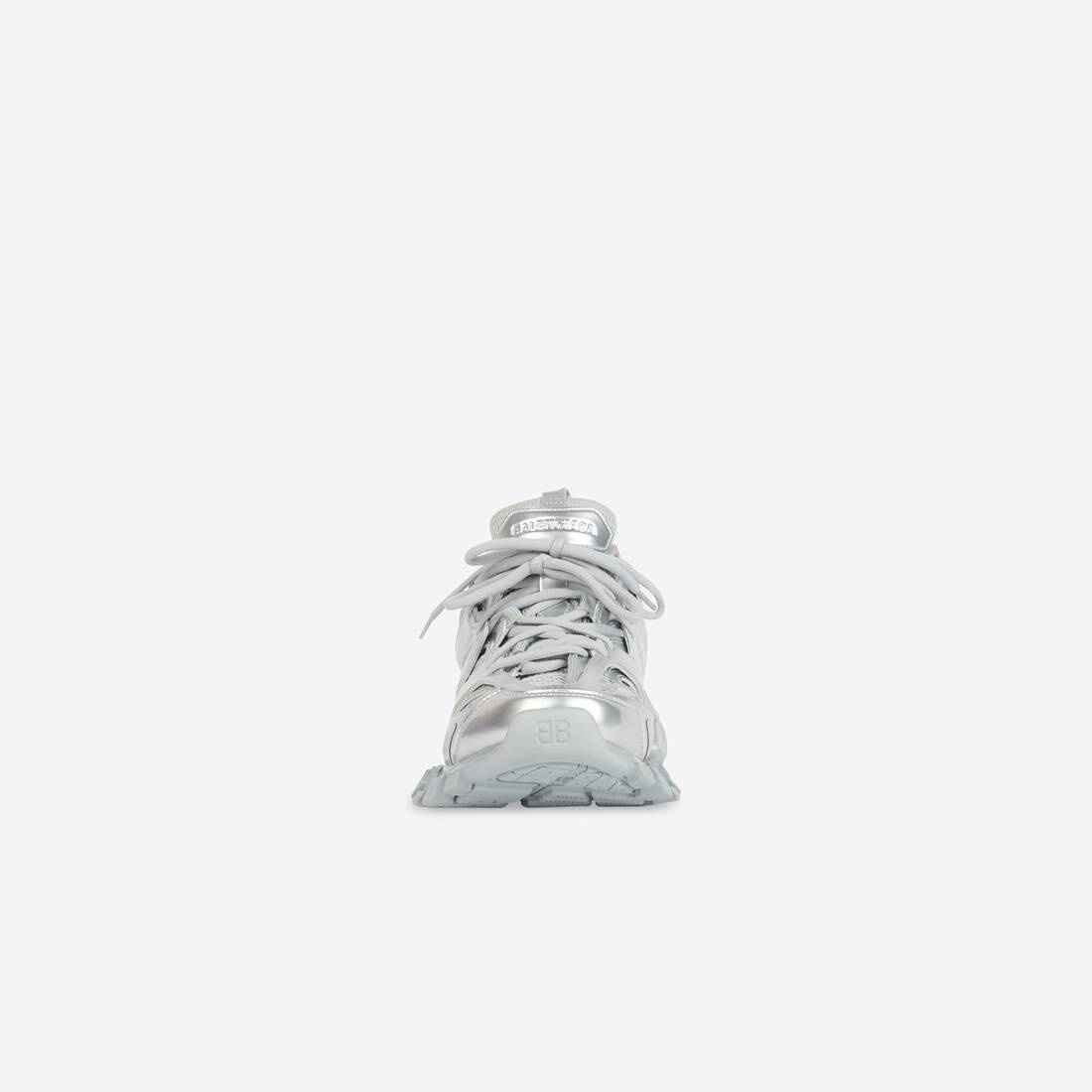 Women's Track Sneaker in Silver - 3