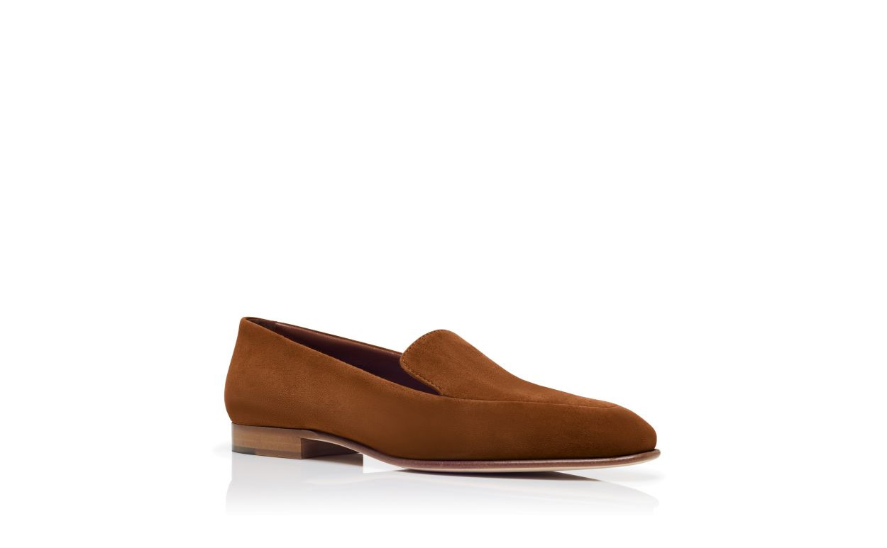 Brown Suede Loafers - 3