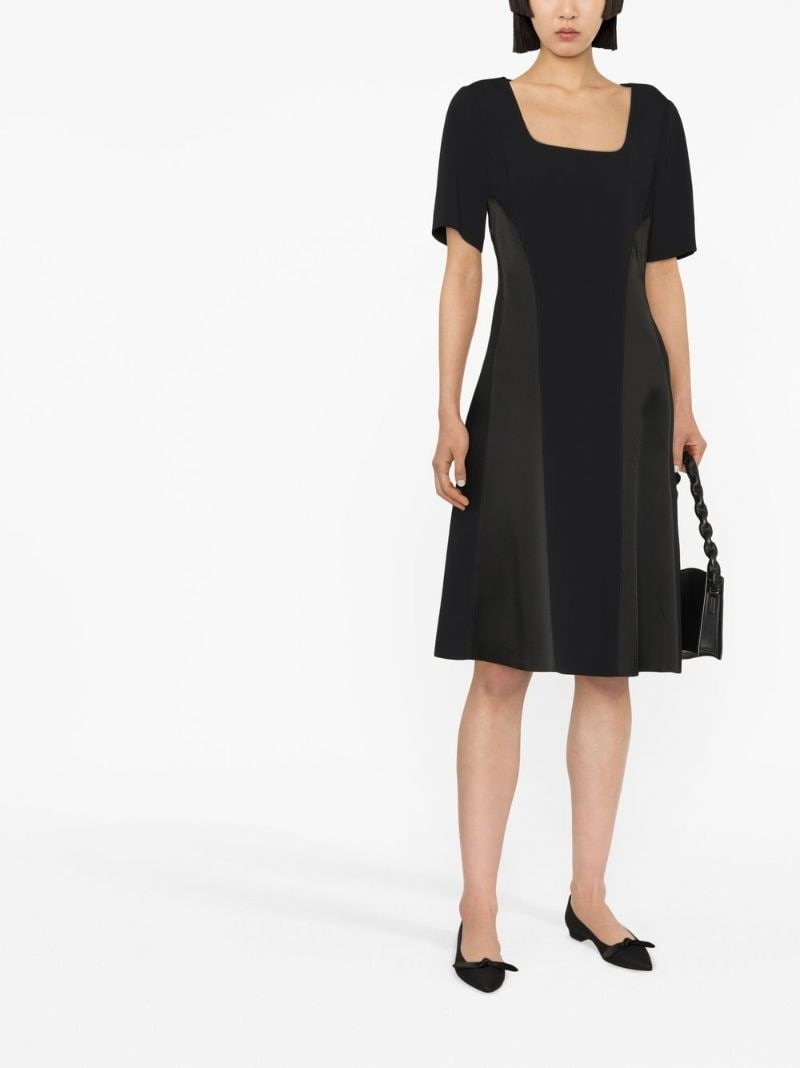 square-neck dress - 2