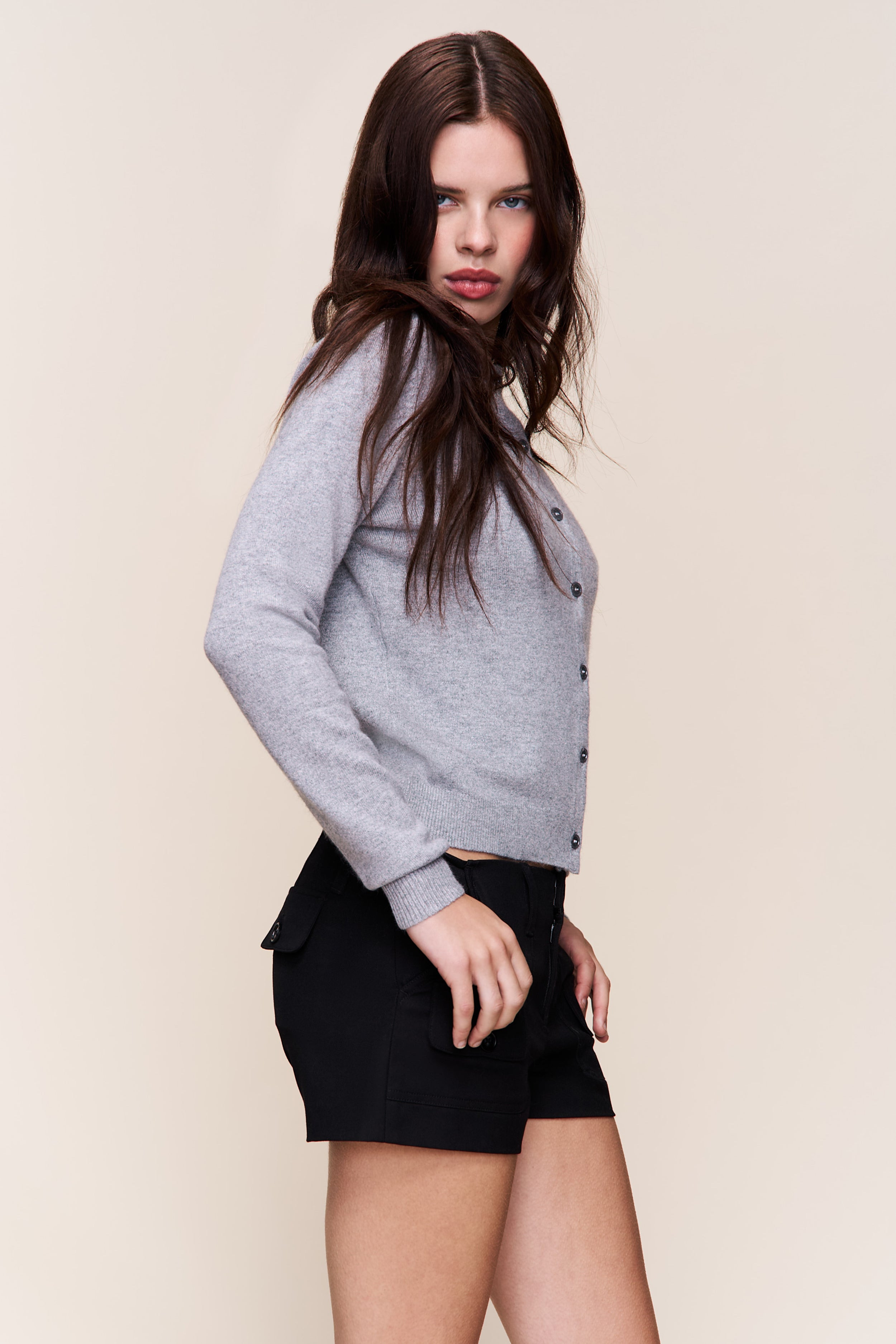 JUNE RELAXED WOOL CARDIGAN - 3