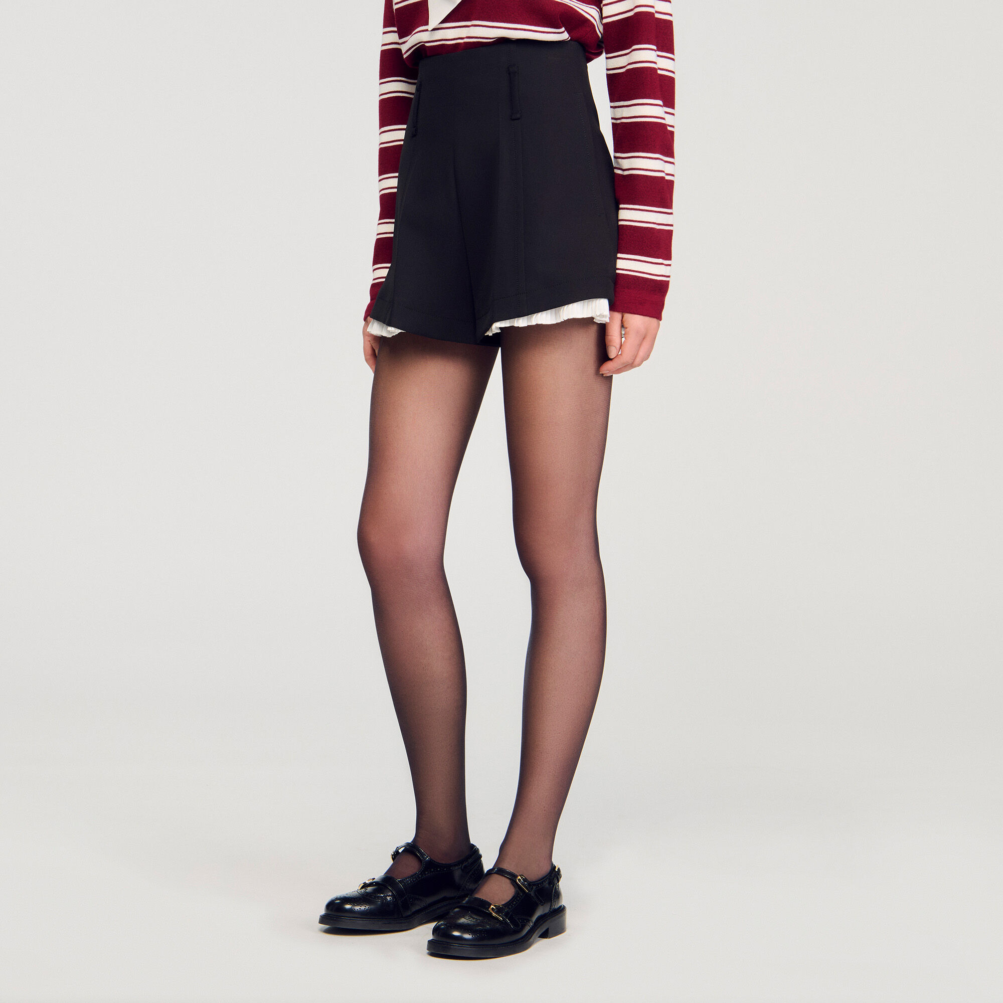 TAILORED FLOUNCED SHORTS - 4