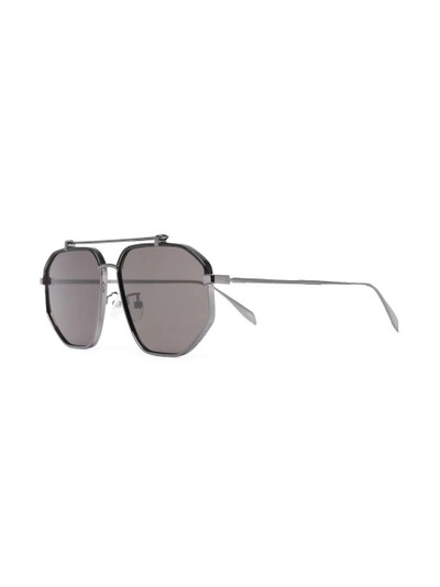 Alexander McQueen oversize-frame sunglasses outlook