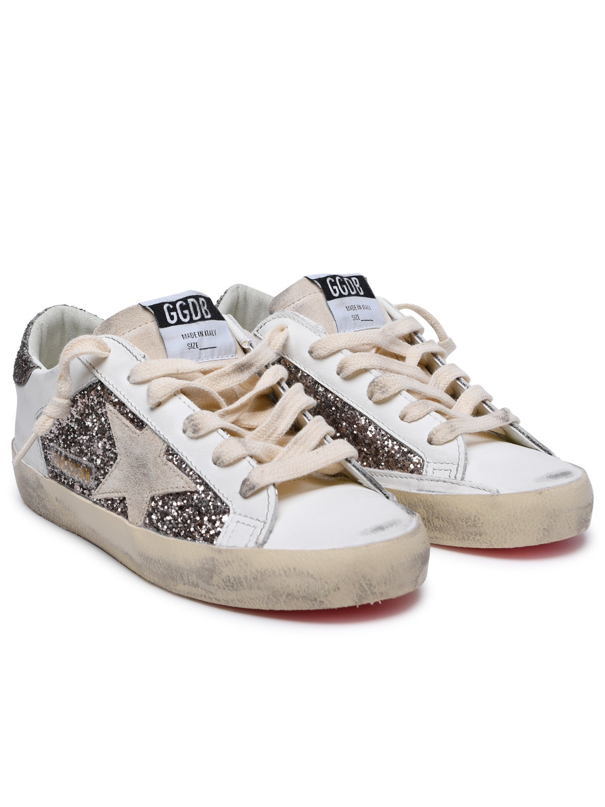 Golden Goose Woman Golden Goose 'Super-Star' White Leather Sneakers - 2
