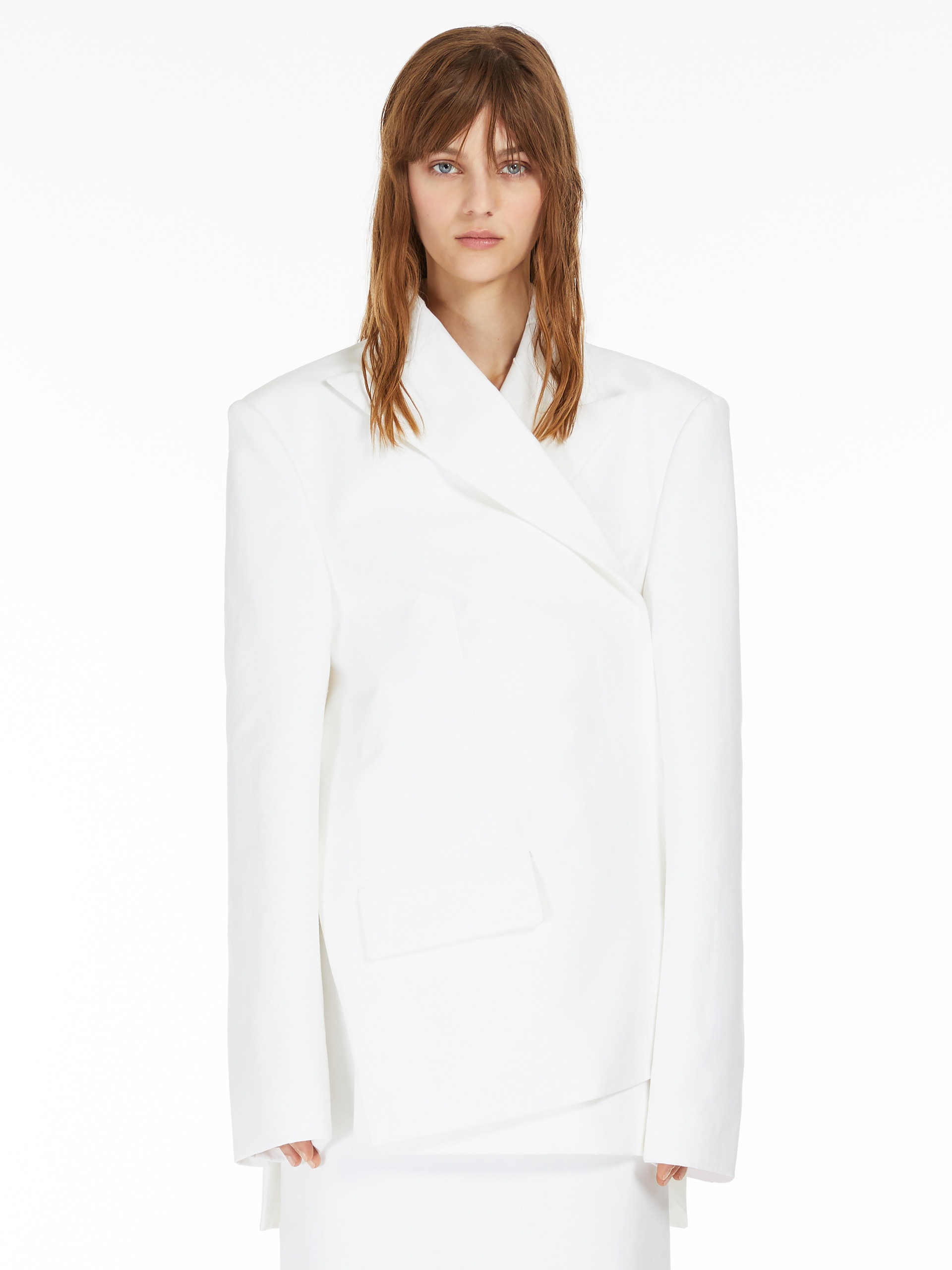 ACHILLE1234 Asymmetric double-breasted blazer - 3
