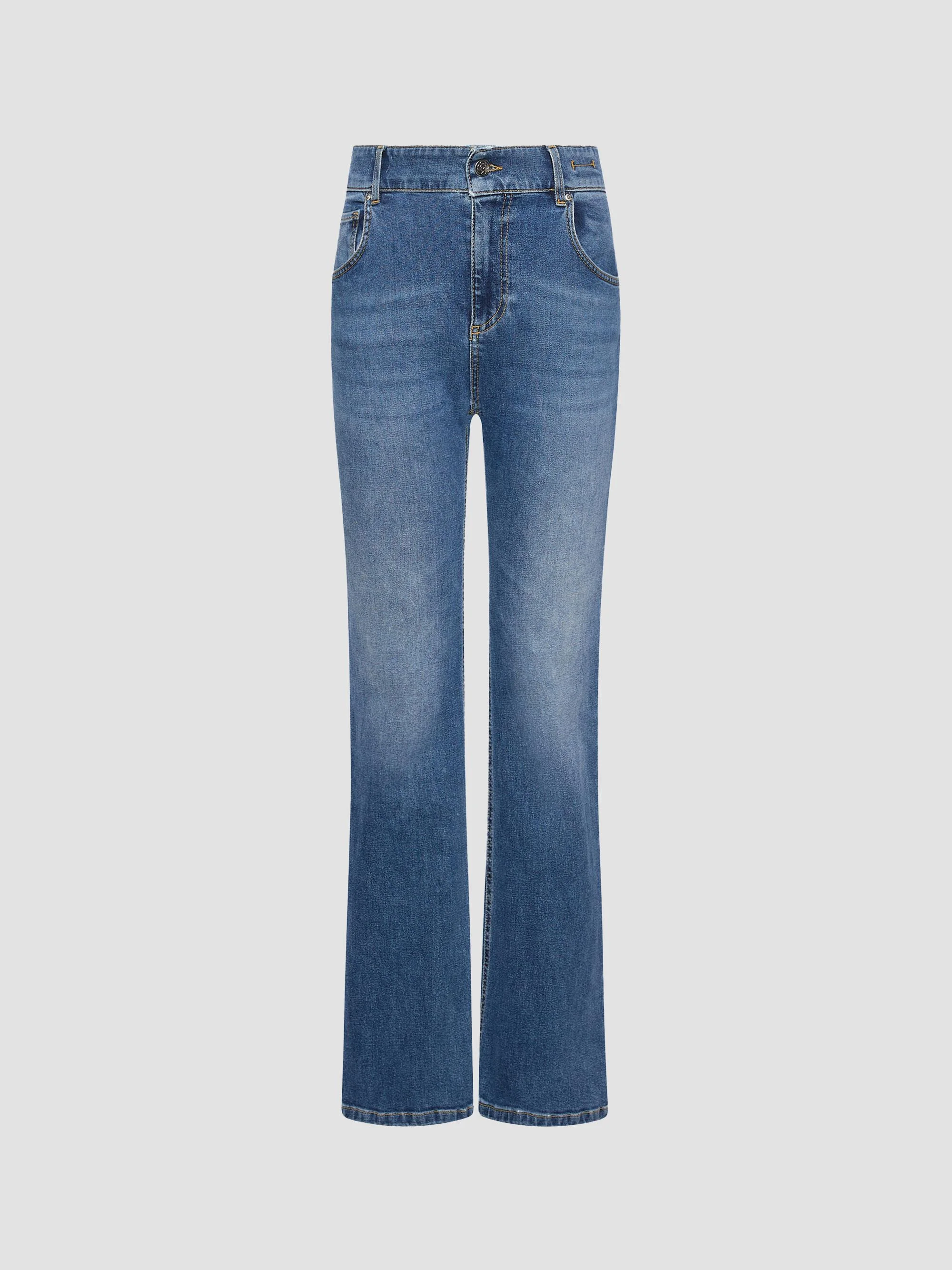 Women's Stretch Denim Boot Cut Jeans - Electric Blue - 1