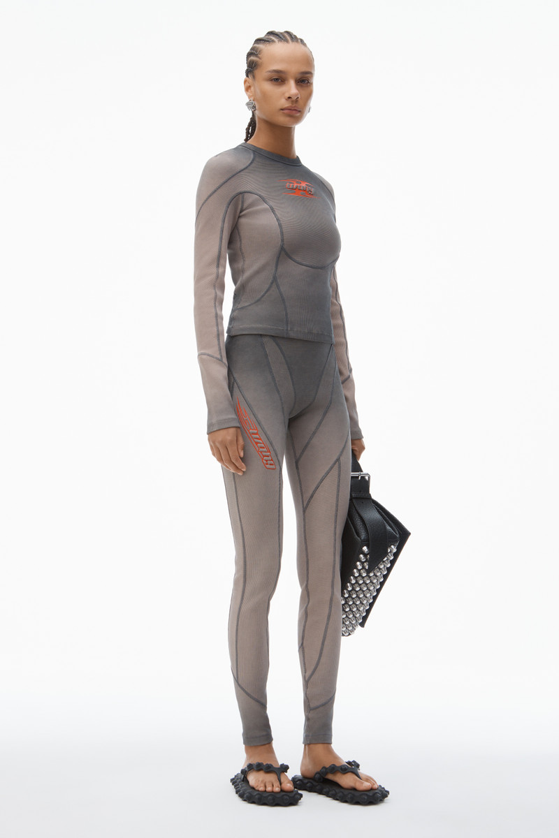 Alexander Wang Blade Logo Legging outlook