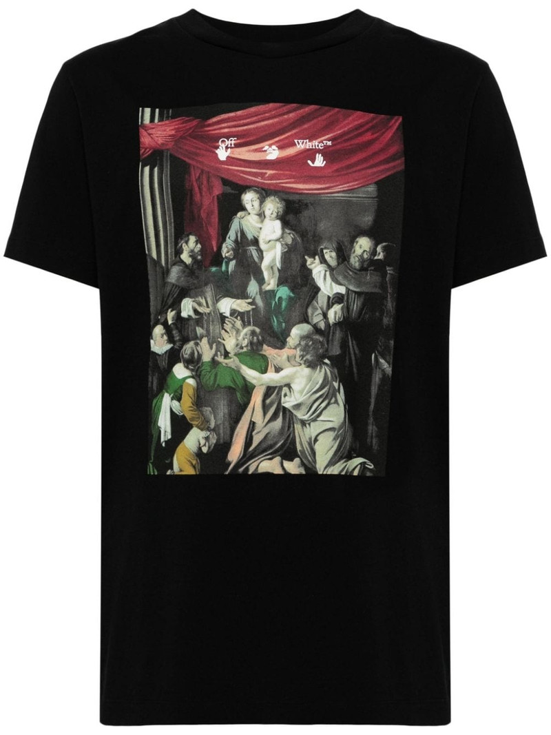 graphic-print cotton T-shirt - 1