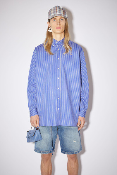 Acne Studios Striped shirt - Blue/white outlook