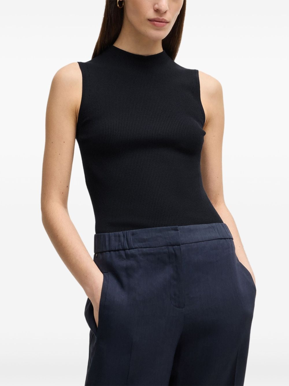 ribbed tank top - 3