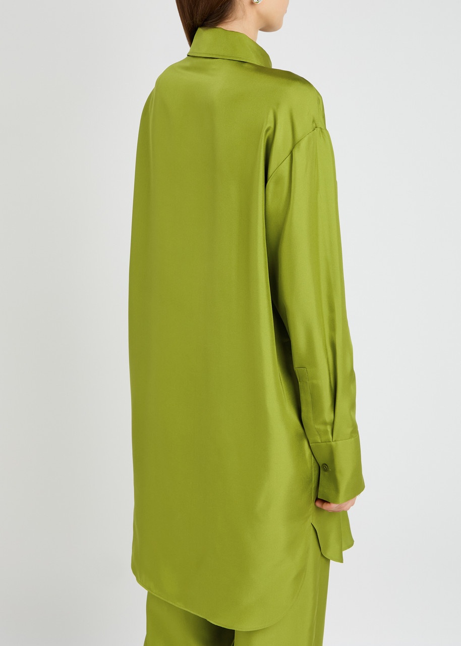 Rohe Signature Oversized Silk Shirt - 3