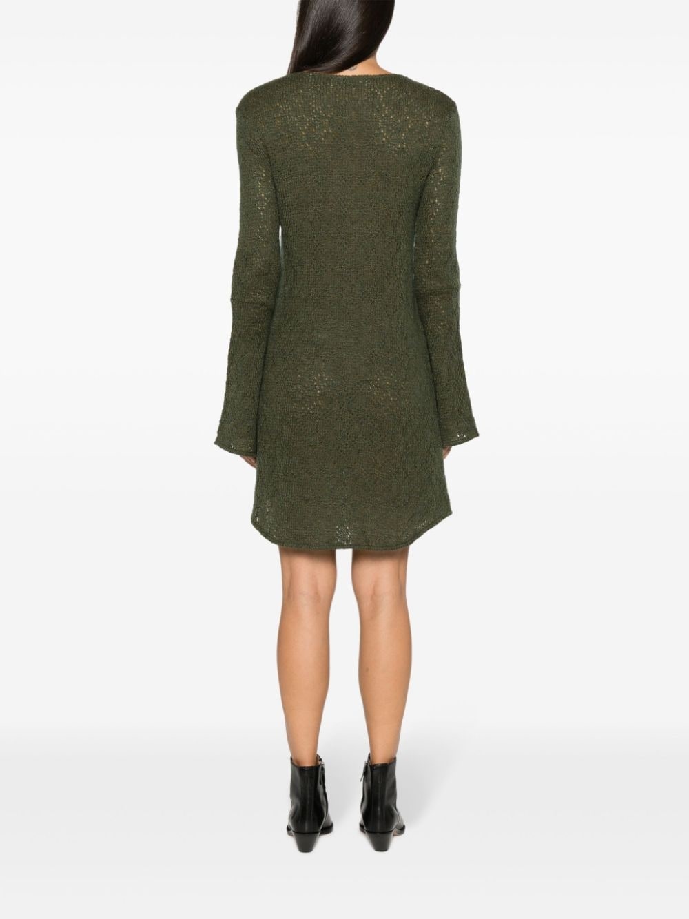 Two Face crochet-knit minidress - 4