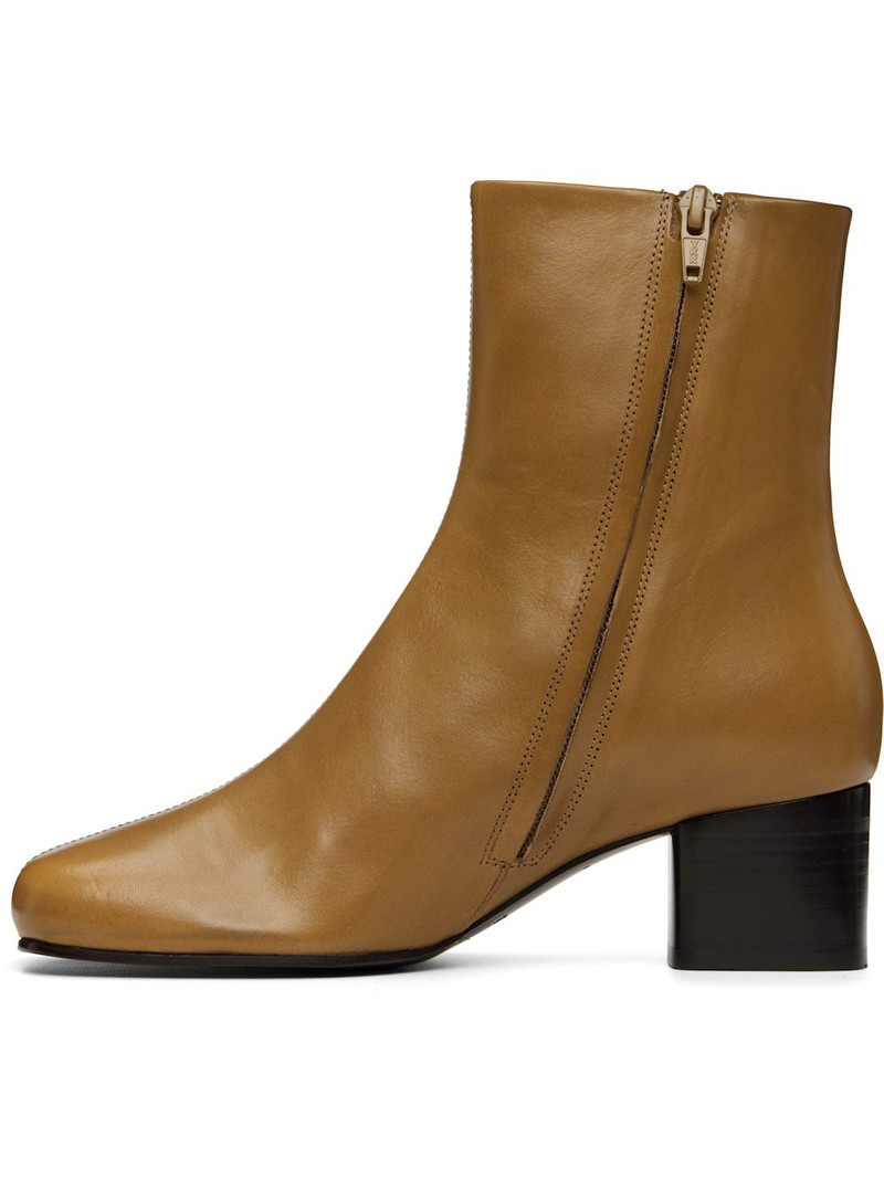 Lemaire Tan Anatomic 55MM Boots outlook
