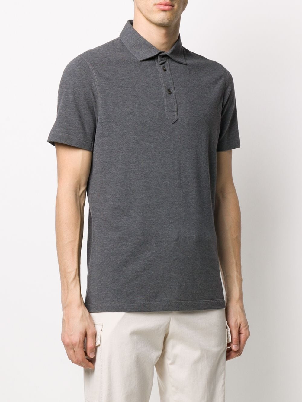 short sleeved polo shirt - 3