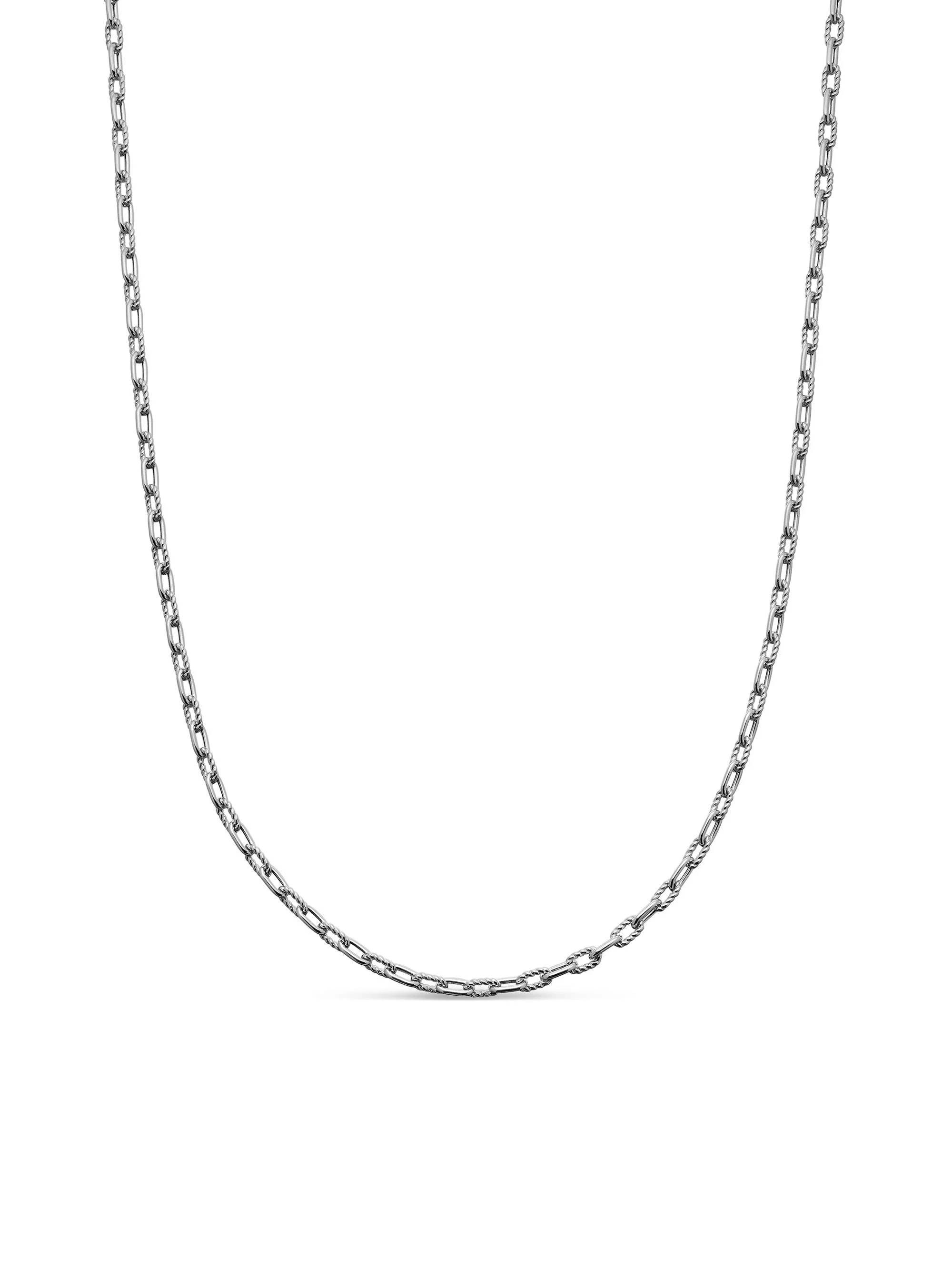 Men's DY Madison Chain Necklace in Sterling Silver - Silver - 1