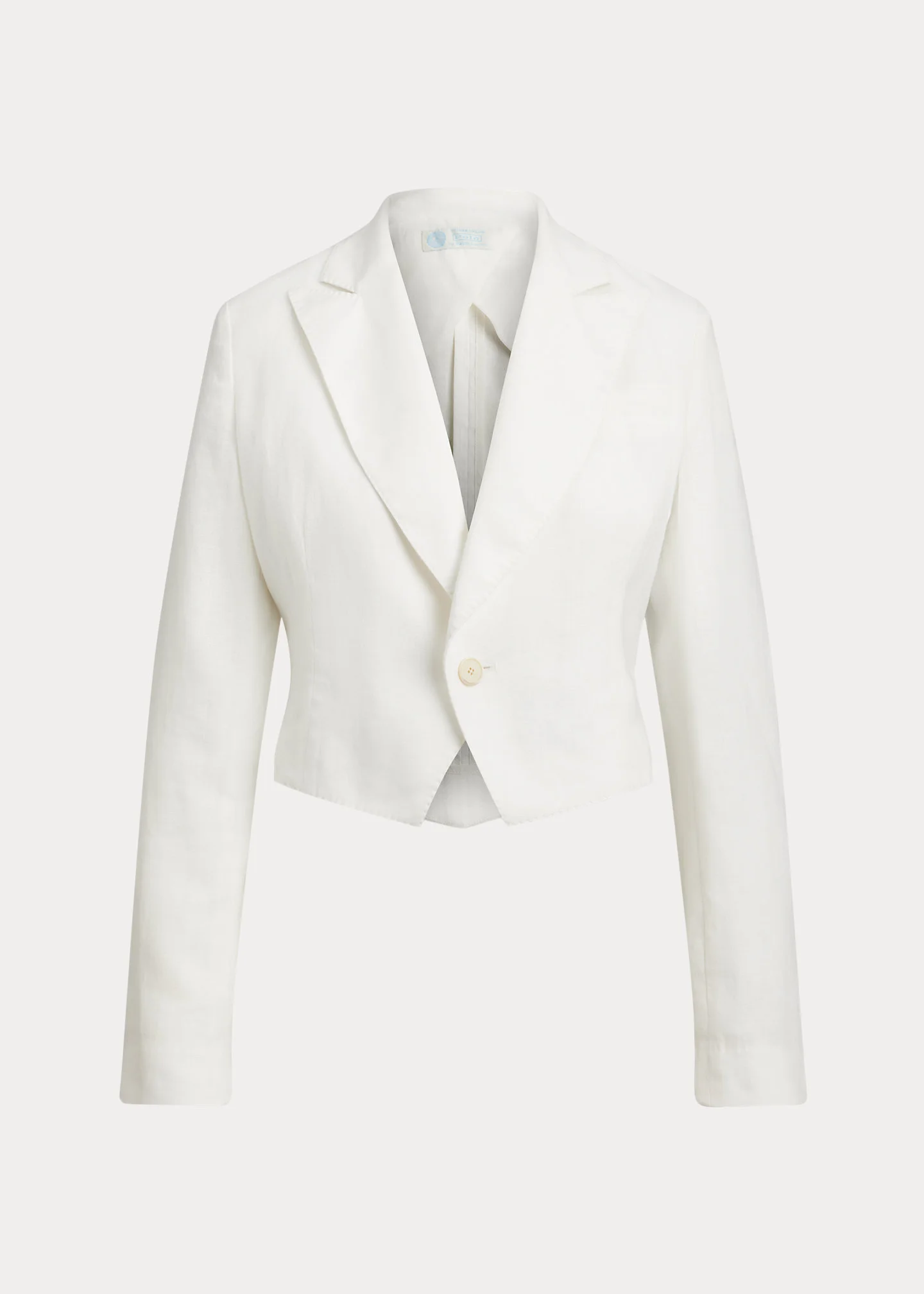 The Spelman College Cropped Linen Blazer - 1