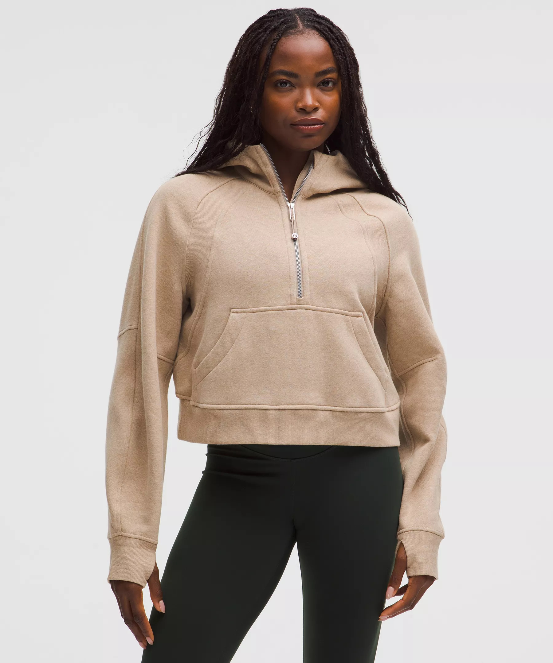 Scuba Oversized Half-Zip Hoodie - 1