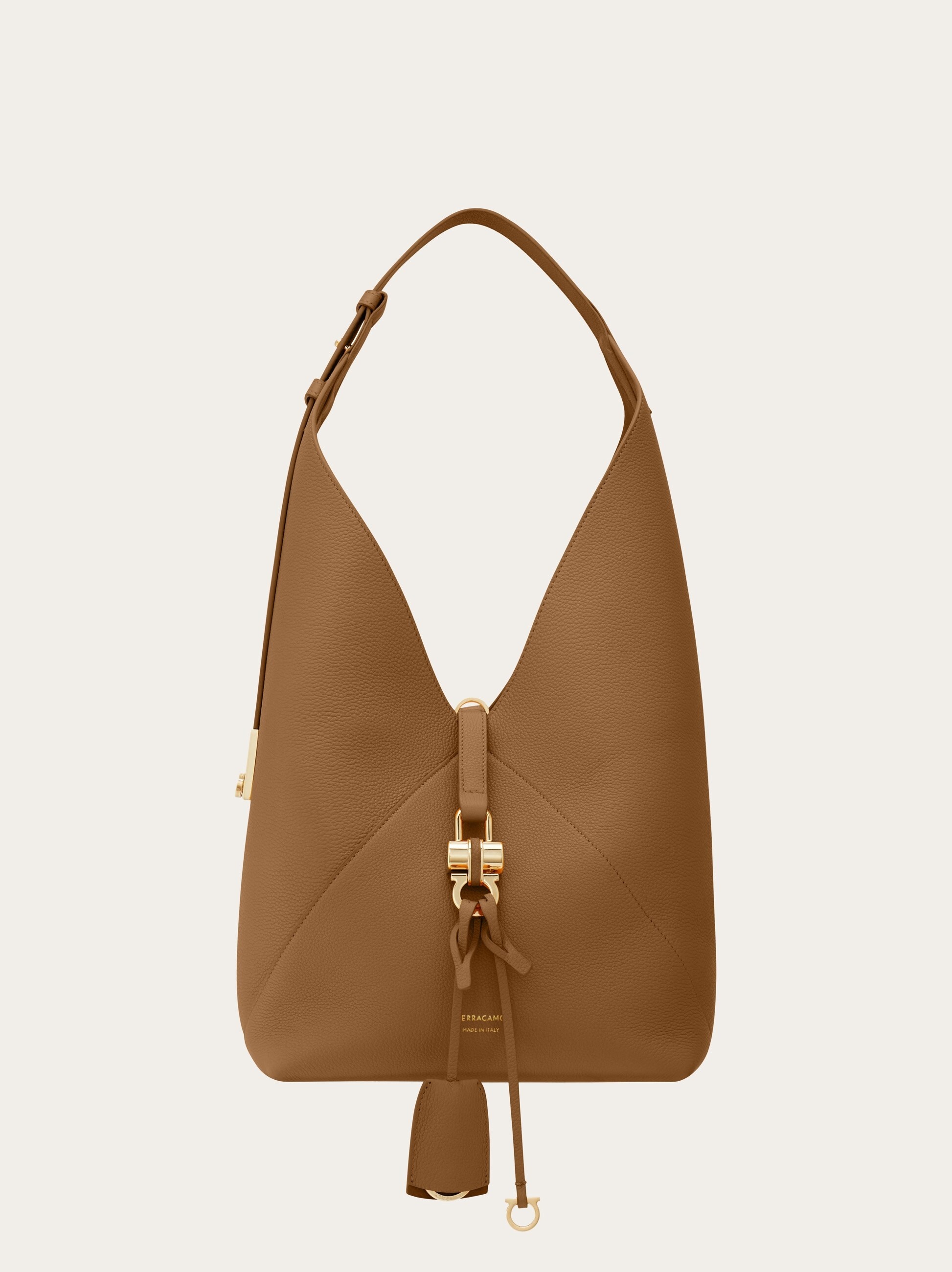 V-shaped hobo bag (M) - 1