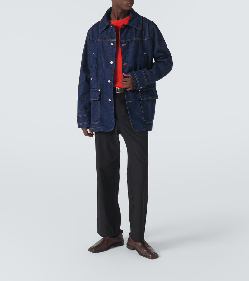WALES BONNER Shadow denim jacket outlook