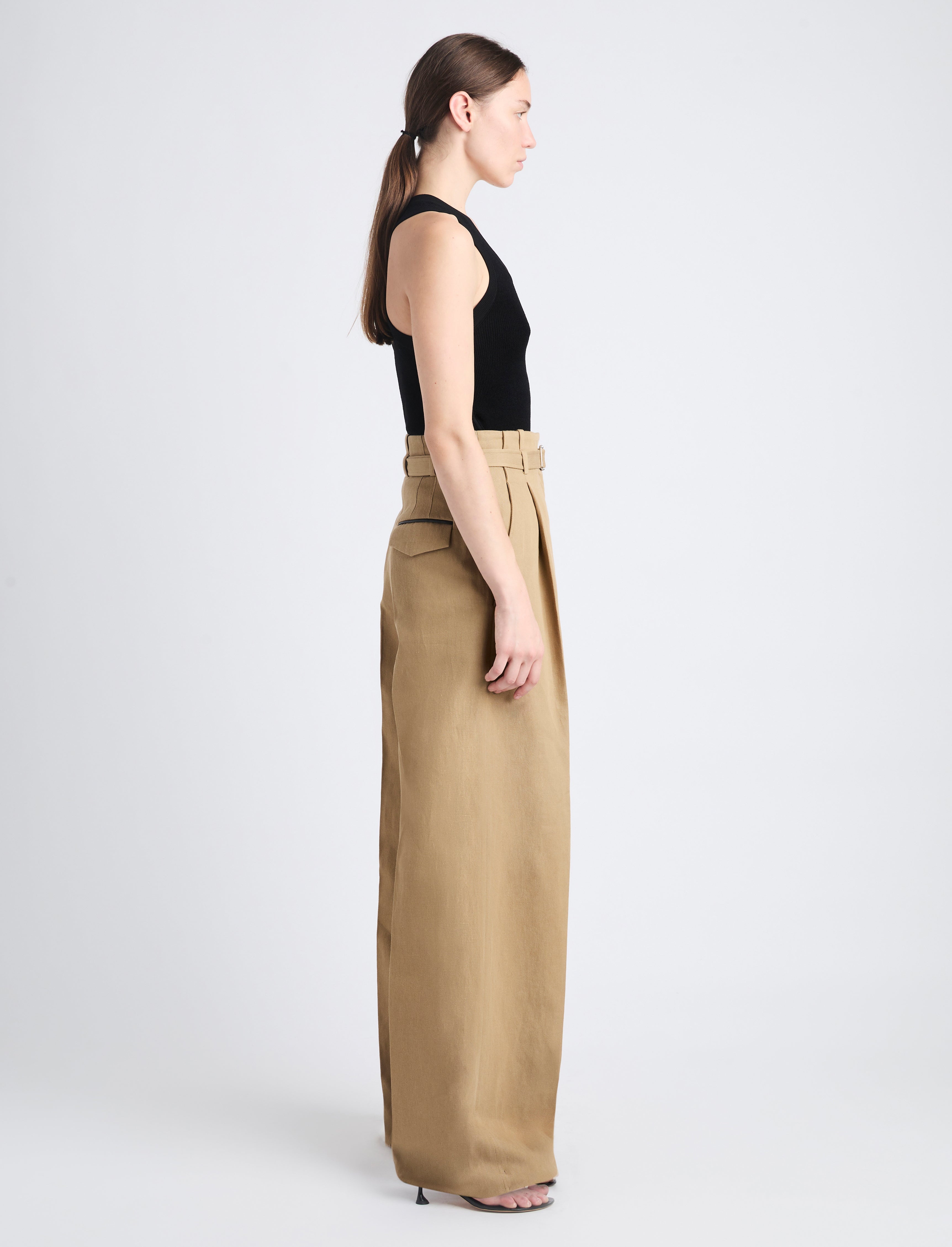 Dana Pant in Cotton Viscose - 3