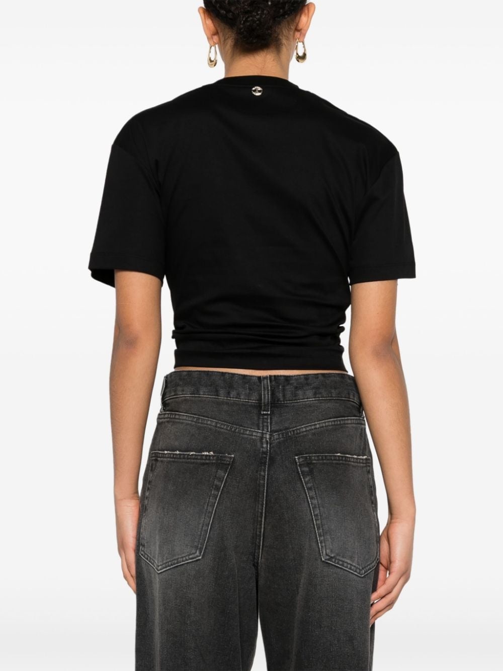 ring-embellished T-shirt - 4