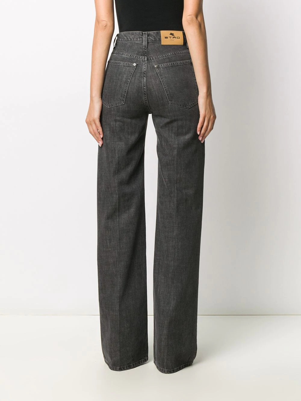 high-rise wide leg jeans - 4