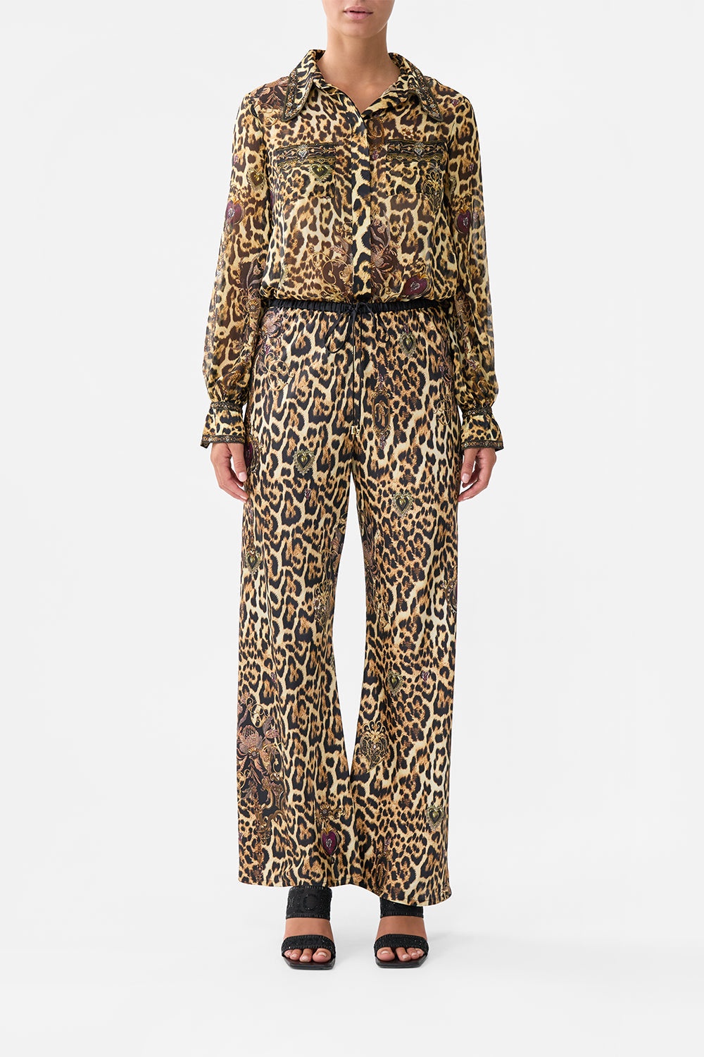 BIAS CUT DRAWSTRING PANT - 2
