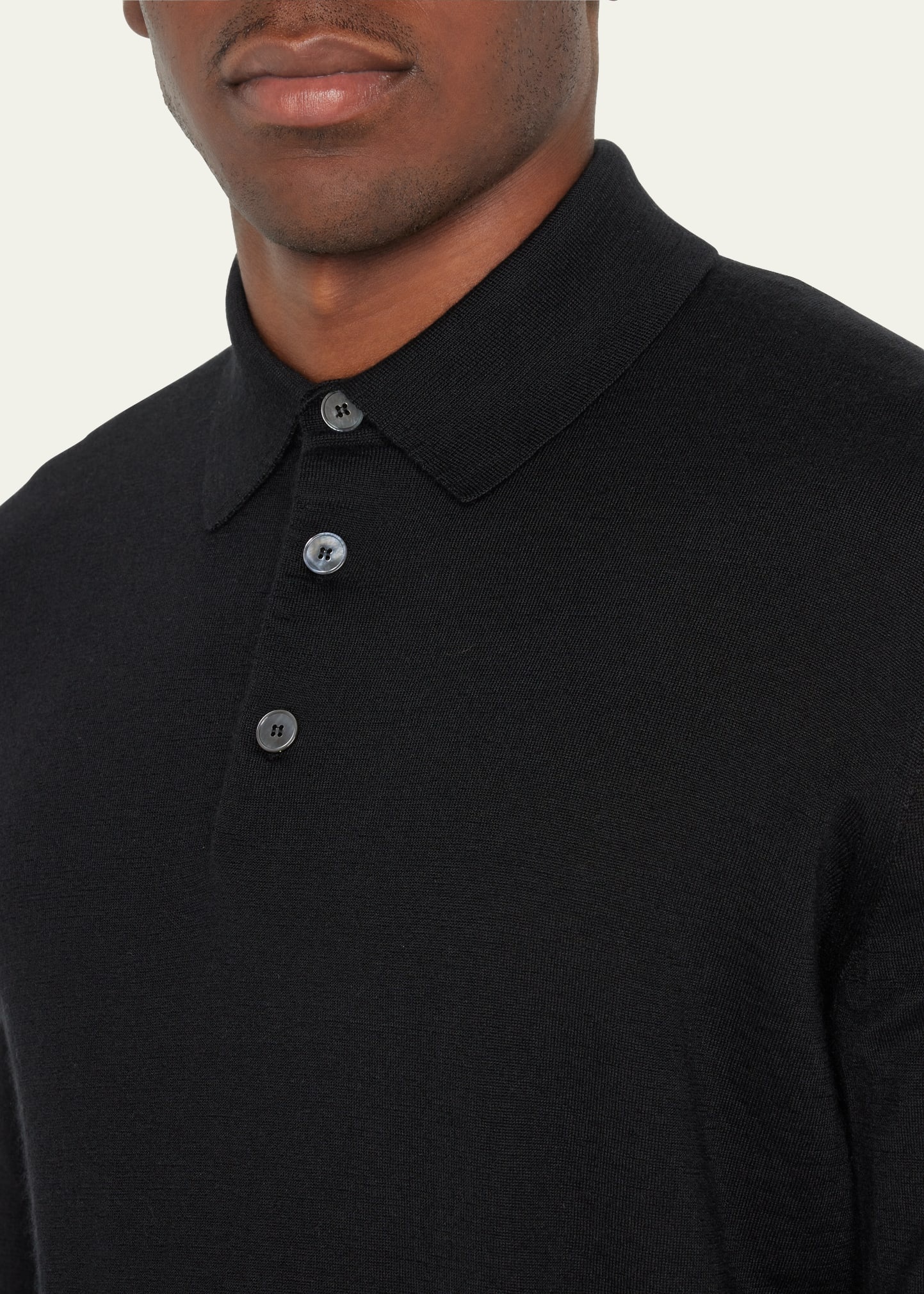Men's Cashmere-Silk Polo Shirt - 4