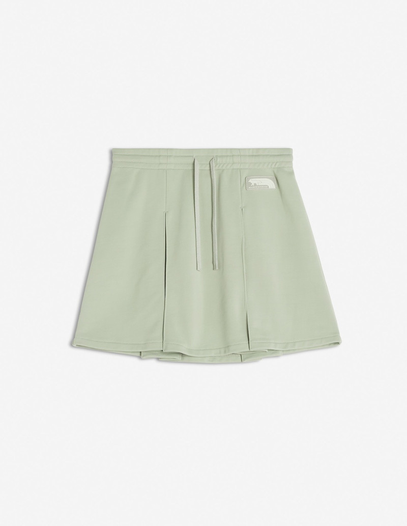 FLASH FOX MINI PLEATED SKIRT - 1