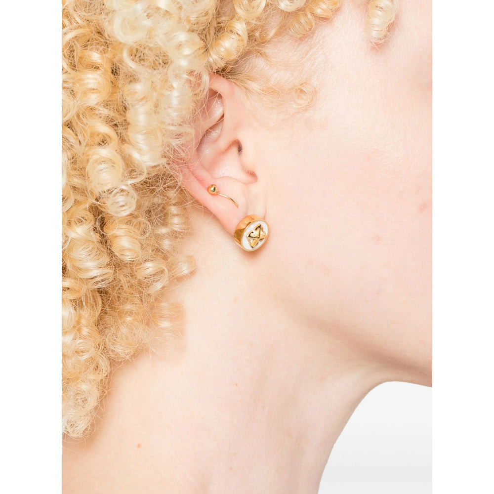 Off-White Gold Earrings Women - 3