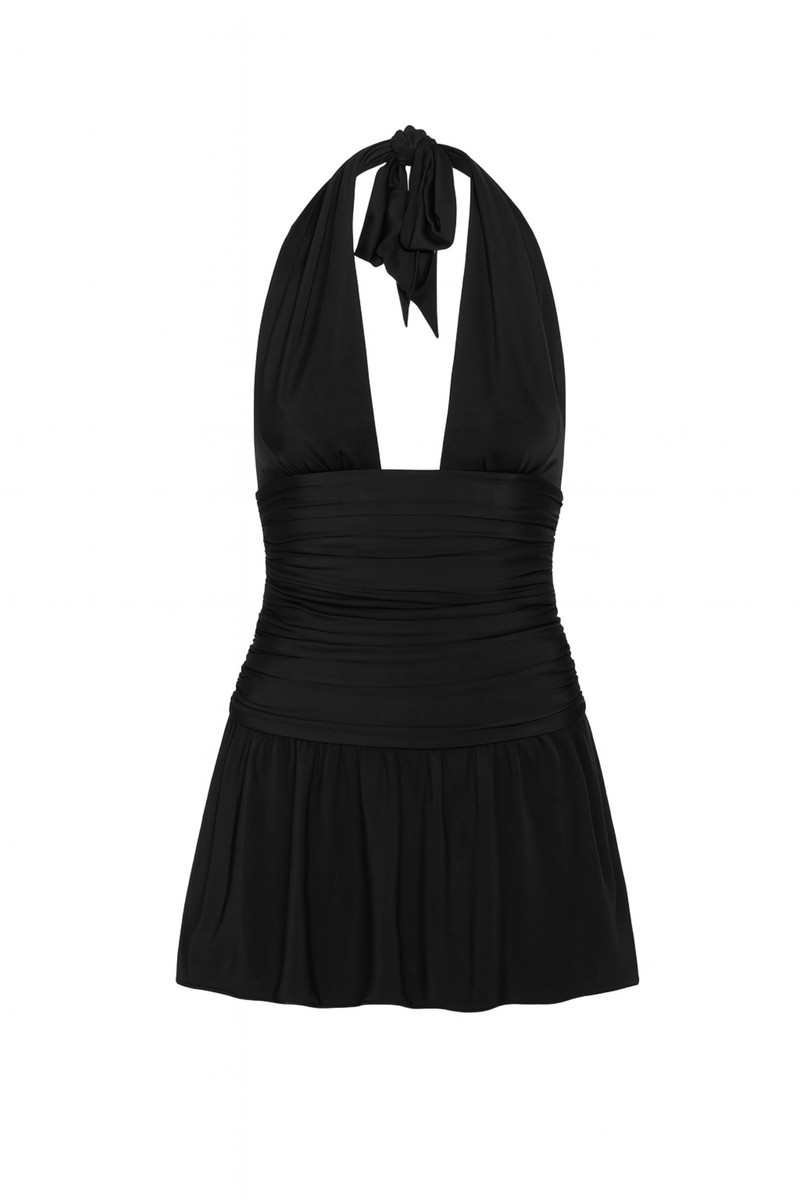 miaou NATALIA DRESS - BLACK outlook