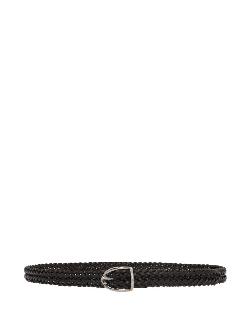 braided leather belt 1
