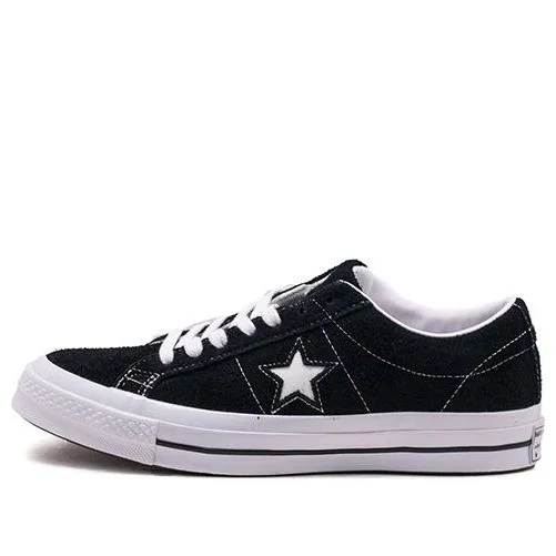 Converse One Star Low 'Black Suede' 158369C - 1