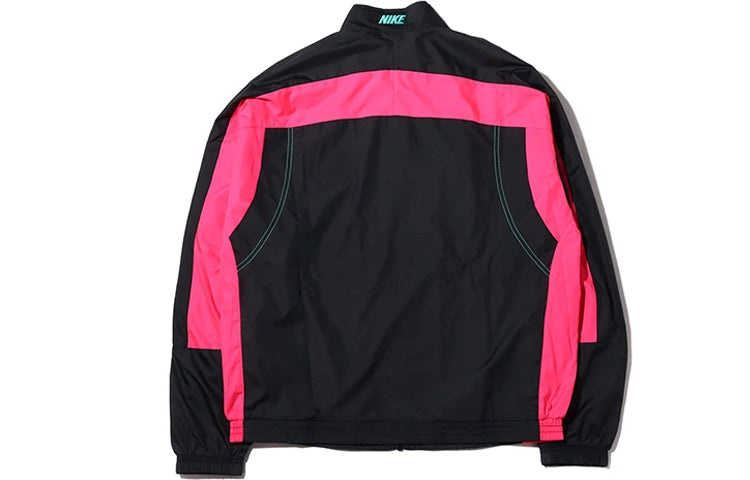 Nike x Atmos NRG Vintage Patchwork Track Jacket 'Black/Hyper Pink/Hyper Jade' CD6132-011 - 2