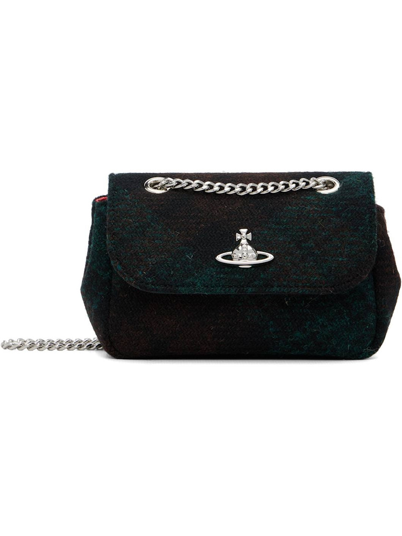 Green Check Small Chain Bag 1