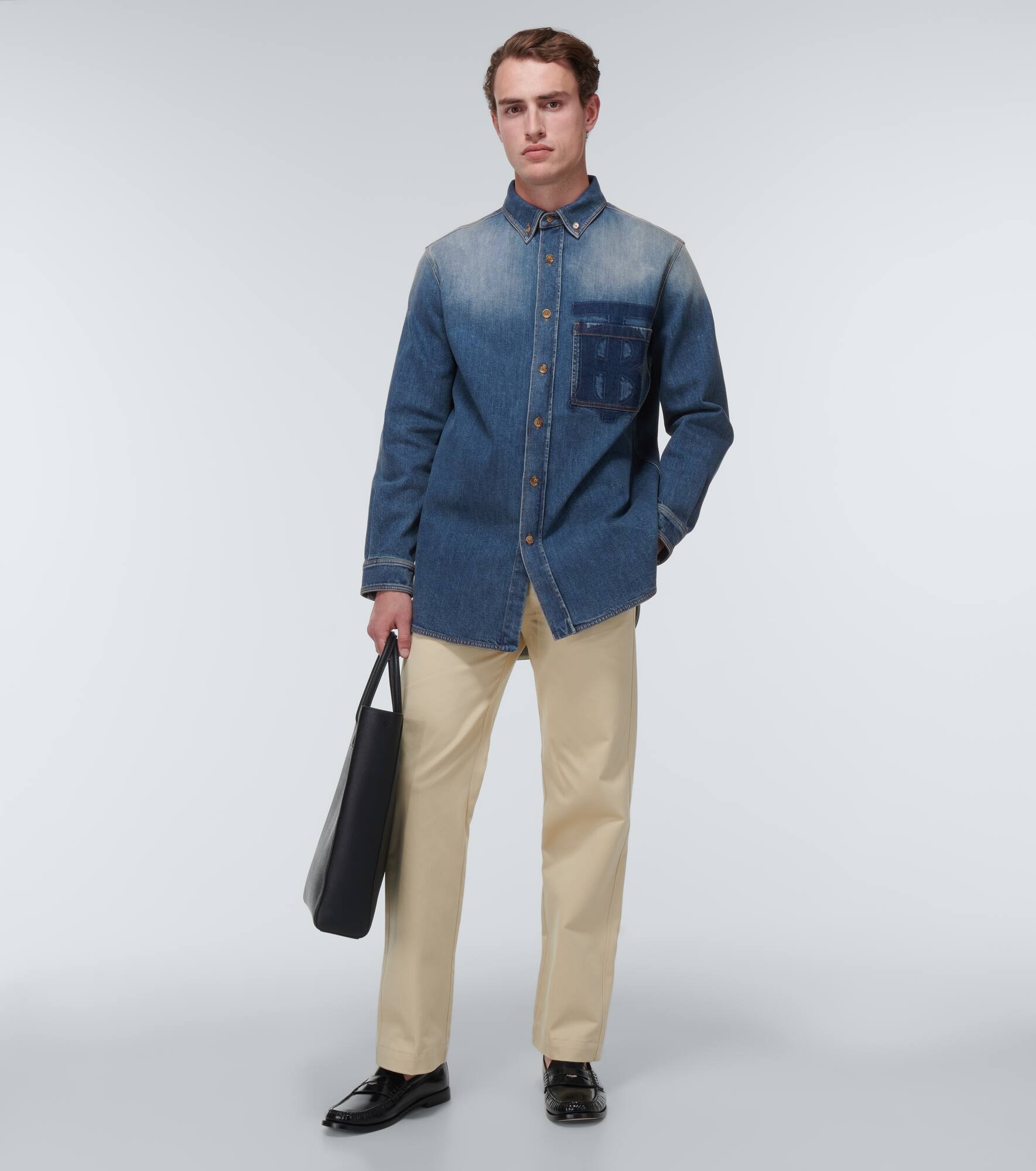 Cotton denim shirt - 2