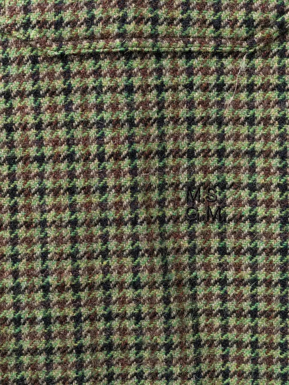 herringbone check-pattern shirt - 5